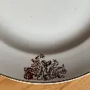 Boch La Louvière plat bord gouden bloemmotief_3.webp