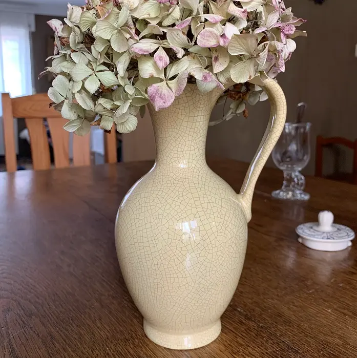 ES KERAMIK - vaasje vormnr. 680 20 email craquelé