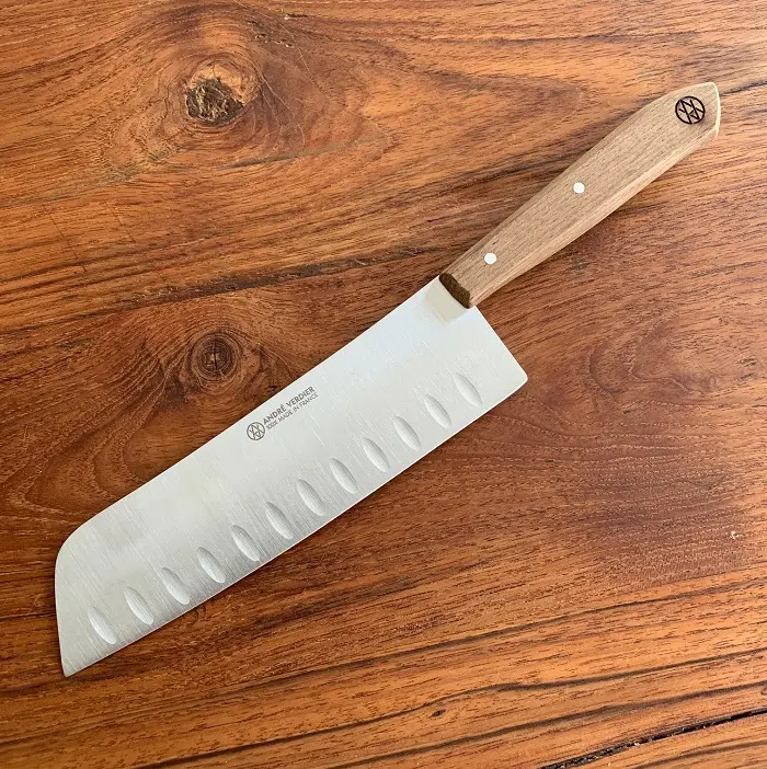 [XX.CHC.SANA.AV] ANDRE VERDIER - Santoku gewelfd 17cm eikenhouten handvat