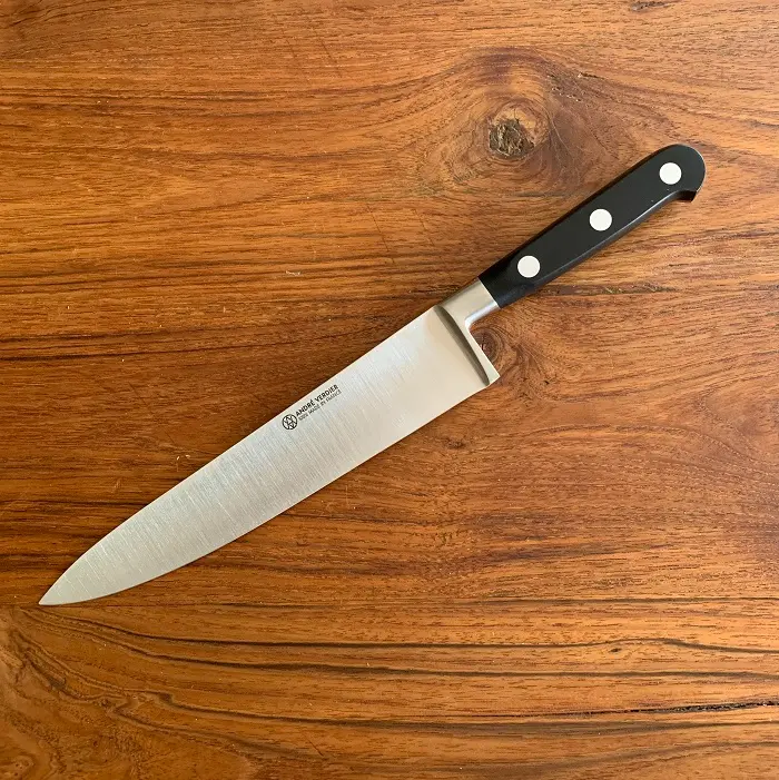 [XK20-AL.AV] ANDRE VERDIER - Chefsmes 20cm IDEAL zwart handvat